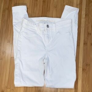 American Eagle Outfitters Women's Crisp White Skinny Jeans